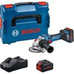Акумулаторен ъглошлайф BOSCH, GWS 18V-180 P, 2 x ProCore 8,0Ah; GAL 18V-160 C L-Boxx, 06019H6101