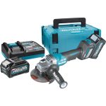 Акумулаторен ъглошлайф MAKITA 40V, 4Ah 125 mm, GA029GM201