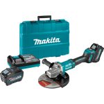 Акумулаторен ъглошлайф MAKITA 40V,BL4050Fx2, GA038GT201