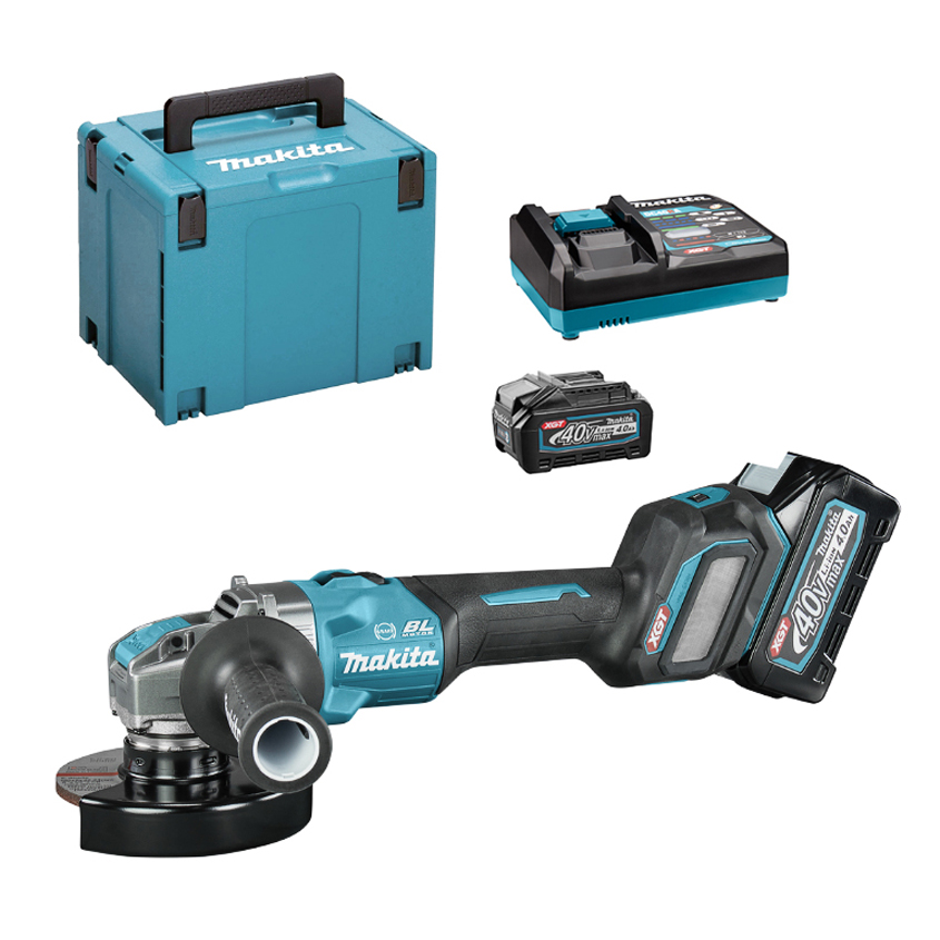 GA041GM201-1 Акумулаторен Ъглошлайф MAKITA 40V 125 mm, GA041GM201 - Image 1