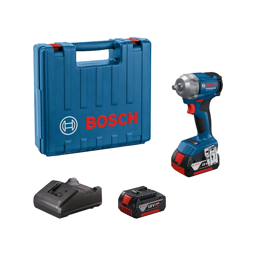 Акумулаторен гайковерт BOSCH GDS 18V-350, 2 х 4 Ah Акумулаторен гайковерт BOSCH GDS 18V-350, 2 х 4 Ah