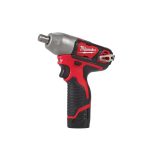 Акумулаторен ударен гайковерт MILWAUKEE M12BIW12-202C, 12v, 2x2 ah, 138 nm, 4933447133 - Image 2