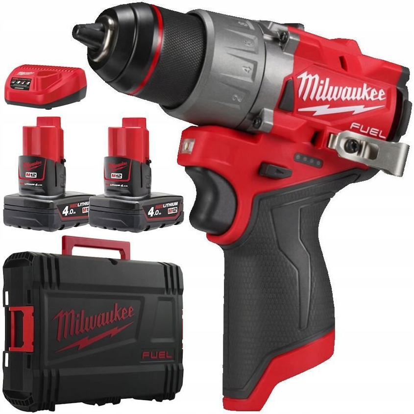 Акумулаторна бормашина/винтоверт MILWAUKEE M12FDD2-402X, 12v, 2x4 ah, 45 nm, 4933479874 Акумулаторна бормашина/винтоверт MILWAUKEE M12FDD2-402X, 12v, 2x4 ah, 45 nm, 4933479874