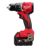 Компактна безчеткова ударна бормашина MILWAUKEE M18 BLPDRC-502C EU, 4933492826