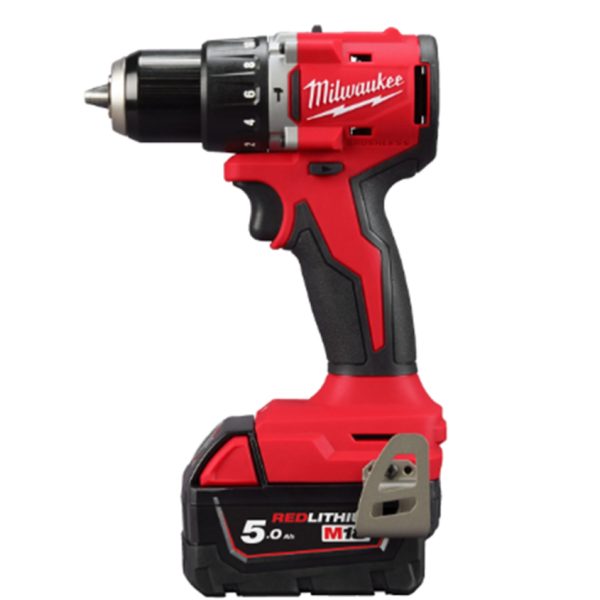 Компактна безчеткова ударна бормашина MILWAUKEE M18 BLPDRC-502C EU, 4933492826