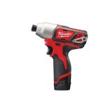 Акумулаторен ударен винтоверт MILWAUKEE M12BID-202C, 12v, 2x2 ah, 112 nm, 4933441960