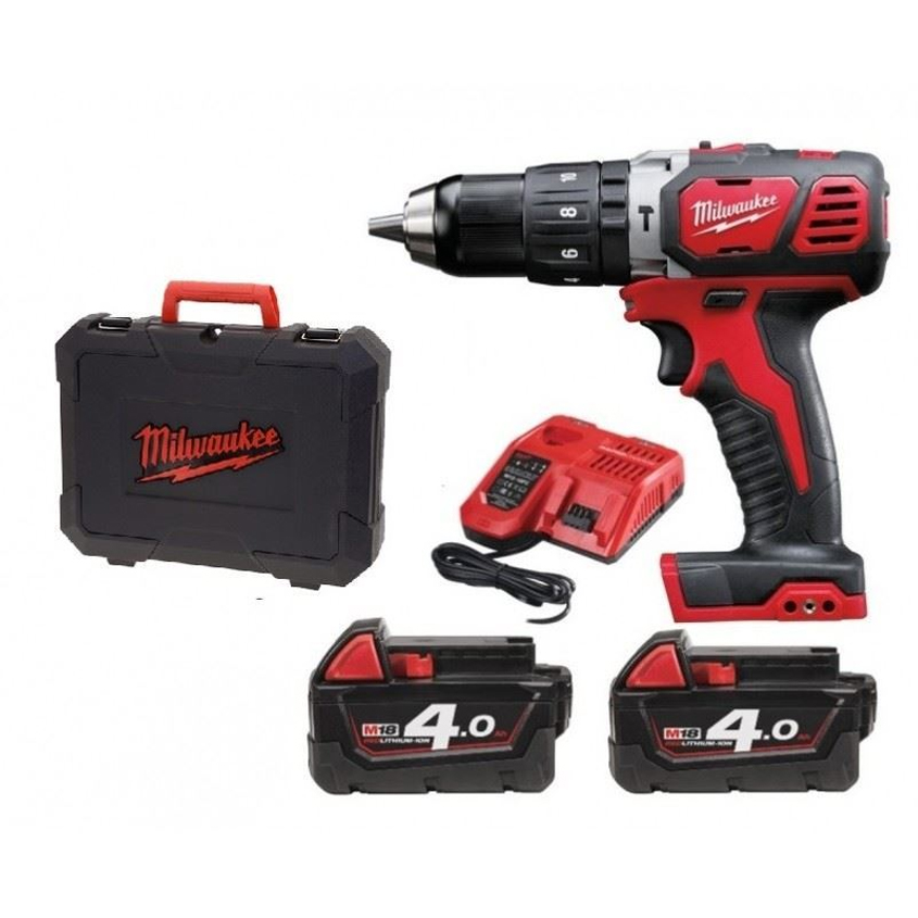 Акумулаторен ударен винтоверт MILWAUKEE M18BPD-402C, 18v, 2x4 ah, 50 nm, 4933443520 Акумулаторен ударен винтоверт MILWAUKEE M18BPD-402C, 18v, 2x4 ah, 50 nm, 4933443520
