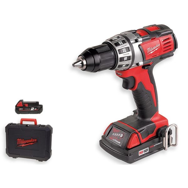 Акумулаторен винтоверт MILWAUKEE M18BDD-202C, 4933443555