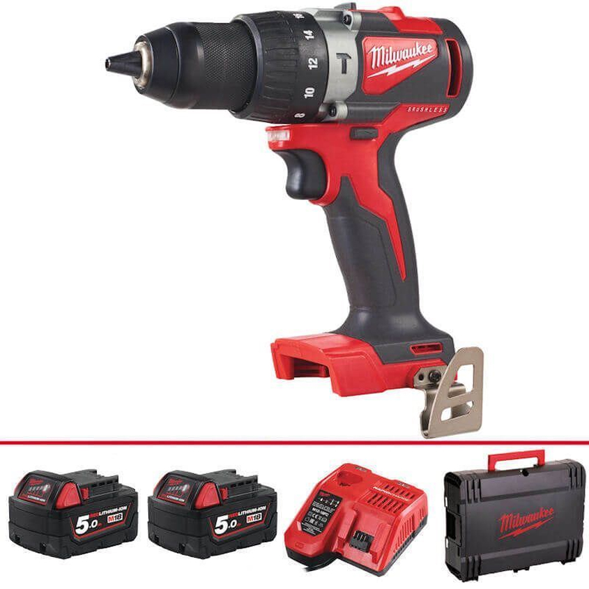 Акумулаторен безчетков винтоверт MILWAUKEE M18BLPD2-502X, 4933464517 Акумулаторен безчетков винтоверт MILWAUKEE M18BLPD2-502X, 4933464517