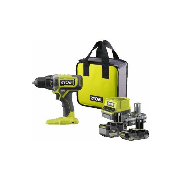 Акумулаторна бормашина RYOBI, RDD18-2C52S