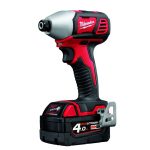 Акумулаторен ударен винтоверт MILWAUKEE M18BID-402C, 18v, 2x4 ah, 180 nm, 4933443580 - Image 2