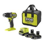 Акумулаторен безчетков винтоверт RYOBI, RDD18X-220S