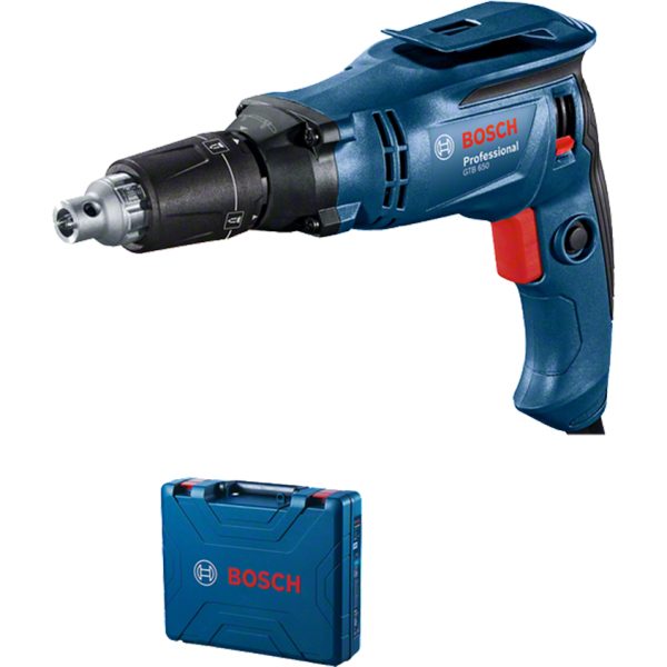 Винтоверт за гипсокартон BOSCH, GTB 650, куфар, 06014A2000