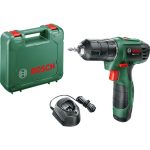 Акумулаторен винтоверт BOSCH, EasyDrill 1200 12V, 1 x 1,5 Ah + GAL 1210 CV; Куфар, 06039D3006