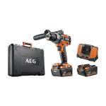 Акумулаторна бормашина AEG, BSB18C2BLLI-402C, 4935464097