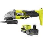Акумулаторен ъглошлайф RYOBI, RAG18X-1C40S, 5133005614
