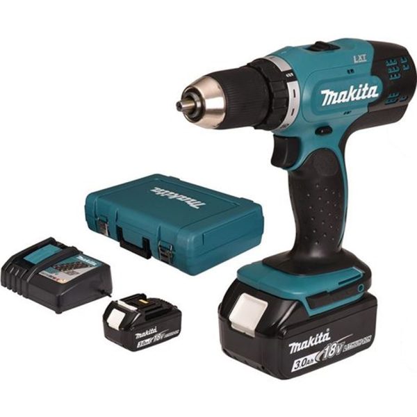 Акумулаторен винтоверт MAKITA, DDF453RFE, 18V, 42 / 27 Nm