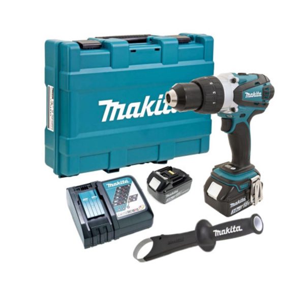 Акумулаторен винтоверт MAKITA, DDF458RFE, 18V, 91 / 58 Nm