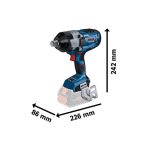 Акумулаторен гайковерт BOSCH, GDS 18V-1600 HC, 06019M1002 - Image 2
