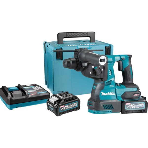 Акумулаторен перфоратор Makita HR003GM201 40V XGT SDS-plus с LED подсветка и Makpac куфар