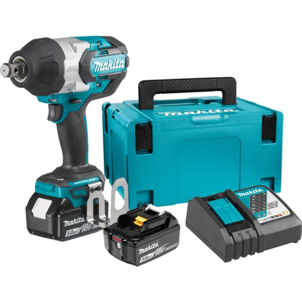 Акумулаторен ударен гайковерт MAKITA DTW1001RTJ 18V с безчетков мотор и висок въртящ момент