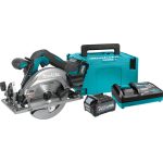 Акумулаторен циркуляр MAKITA HS012GD201 40V XGT с LED подсветка и прахоуловител