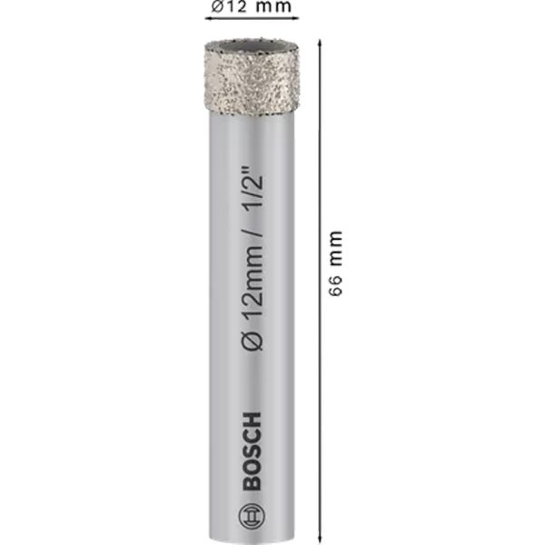 Свредло BOSCH PRO Ceramic dry 12x66 мм 2608599052