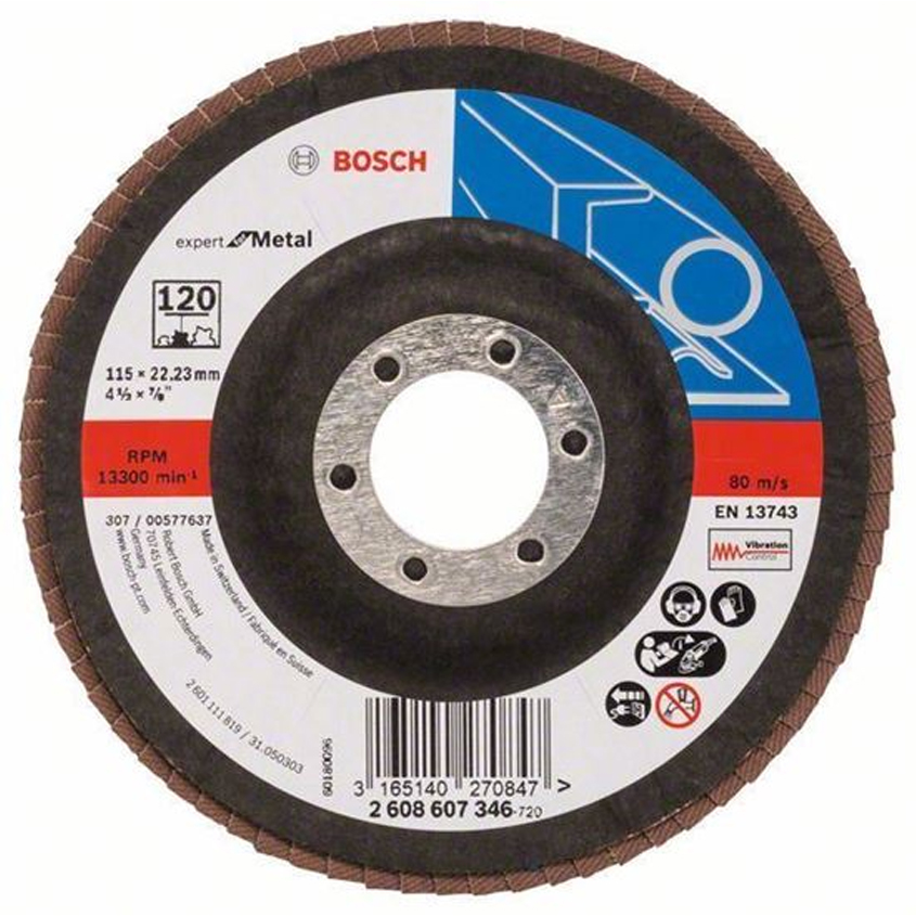 BSH 1_0000_Layer 49 Ветрилообразен диск за шлайфане BOSCH X551, Expert for Metal - Image 1
