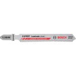 Нож за прободен трион BOSCH EXPERT Laminate Clean T128BHM, 3 бр.