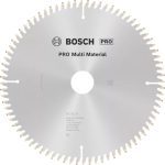 Диск за циркуляр BOSCH PRO Multi Material 216x2,5x30 mm T80, модел 2608640447 за рязане на различни материали