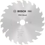 Диск за циркуляр BOSCH PRO Wood, 160 x 1,8 x 20 mm, T24