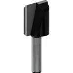 Фрезер BOSCH PRO Ø22 x 24,6 мм, прав с два режещи ръба, опашка 8 mm, модел 2608628391 за дървесина