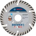 Диамантен диск за рязане BOSCH PRO Multi Material, 115 x 22,23 mm