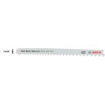 Нож за прободен трион BOSCH PRO Multi Material thick and thin T345XF, 5бр.