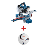 Акумулаторен потапящ циркуляр BOSCH, GCM 18V-216 D , без батерия + Подарък Футболна топка