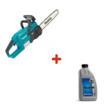 Акумулаторен Верижен Трион MAKITA DUC357Z, 18V LXT, 35cm + Бонус масло за смазване на вериги, 579396001