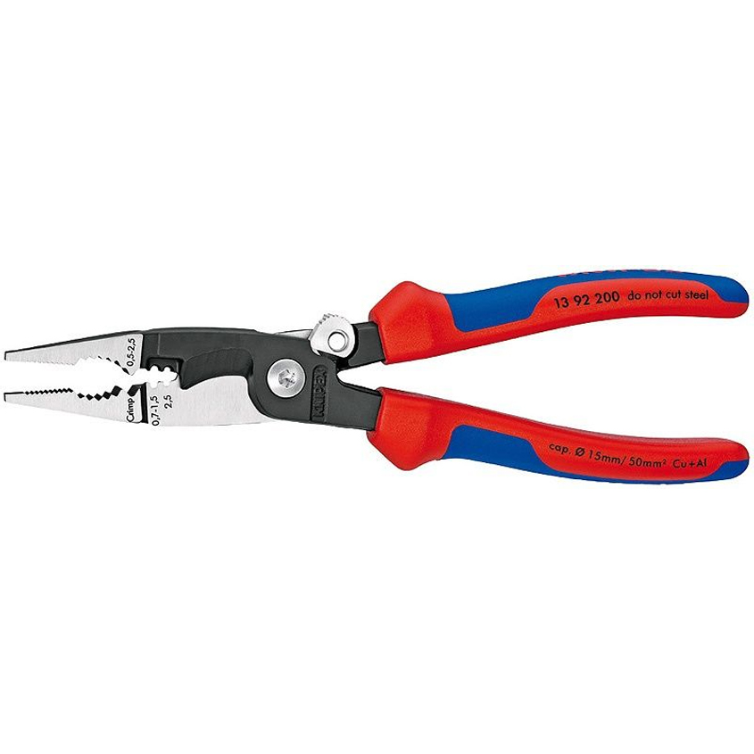 1 Клещи за електрическа инсталация KNIPEX, 13 92 200 - Image 1