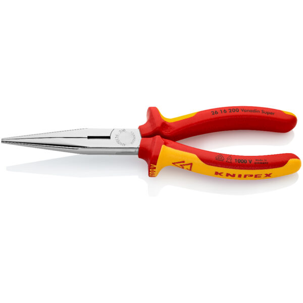 Клещи с дълга челюст и резец KNIPEX, 26 16 200