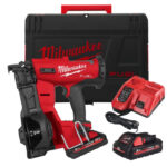 Акумулаторен безчетков такер Milwaukee M18FRCN45-302X, 18 V, 2 x 3 Ah батерии, 15°, 19 - 45 мм, зарядно и куфар