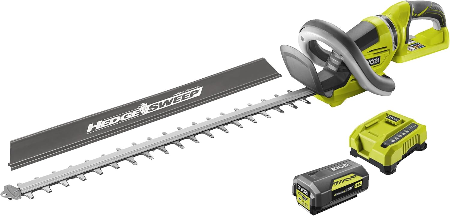 71NEAOiOE+L._AC_SL1500_ Акумулаторен храсторез RYOBI RHT36C61R40F с приставка HedgeSweep и батерия 4.0Ah