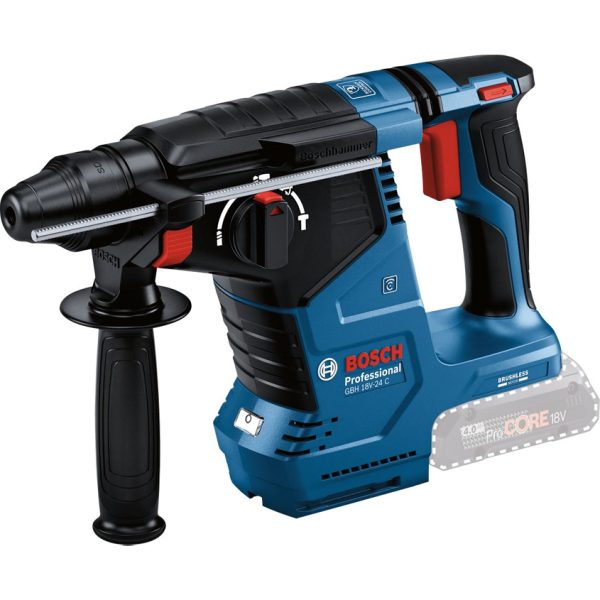 Акумулаторен перфоратор BOSCH GBH 18V‑24 C, 0611923001-1