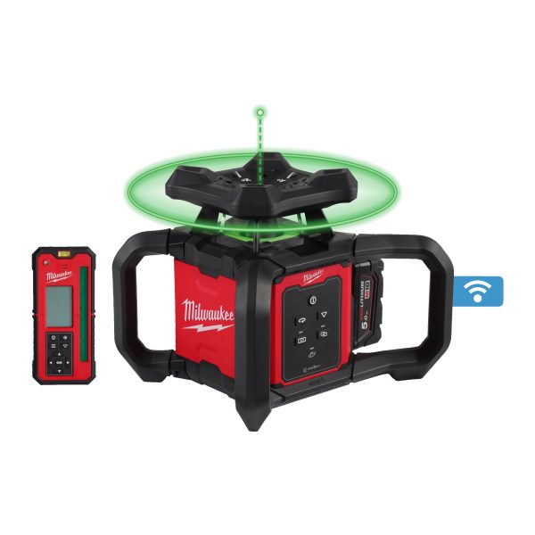 MILWAUKEE M18RLOHVG300-501C зелен хоризонтален вертикален ротационен лазер 300m ONE-KEY 4933493194