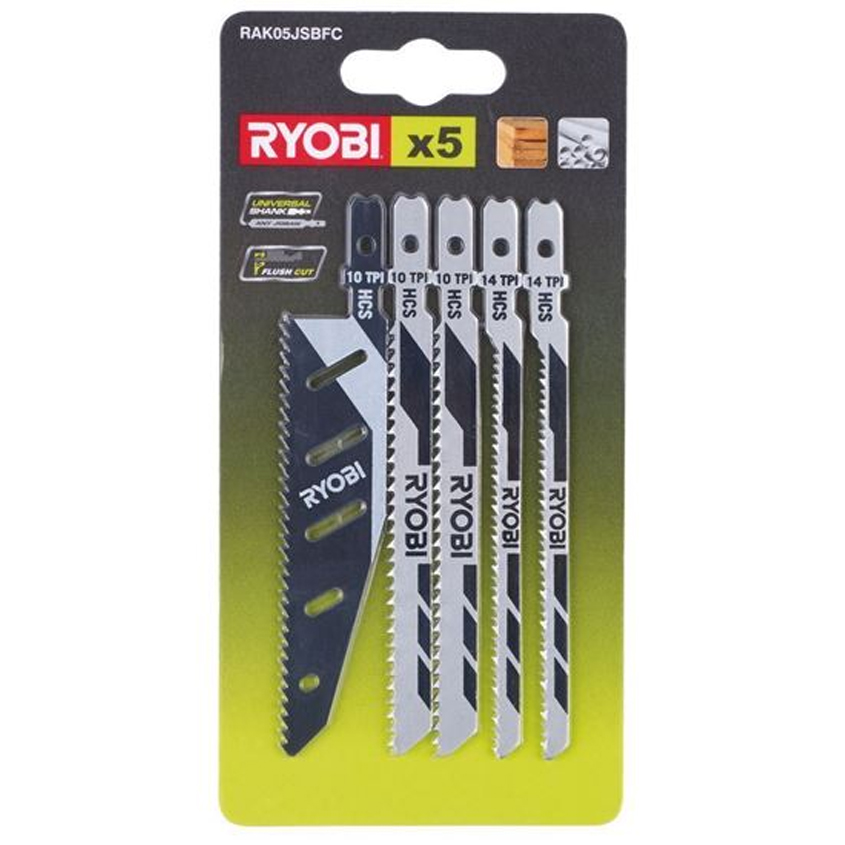 Ryobi_0000_Layer 199 Комплект 5 ножчета за прободен трион RYOBI RAK05JSBFC за дърво и пластмаса