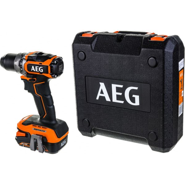 AEG BS18SBL-202C безчетков акумулаторен ударен винтоверт 18V с LED подсветка