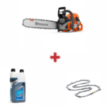 Моторен трион HUSQVARNA 562 XP®, 970502018+ Подарък двутактово масло с дозатор Husqvarna LS+ и верига