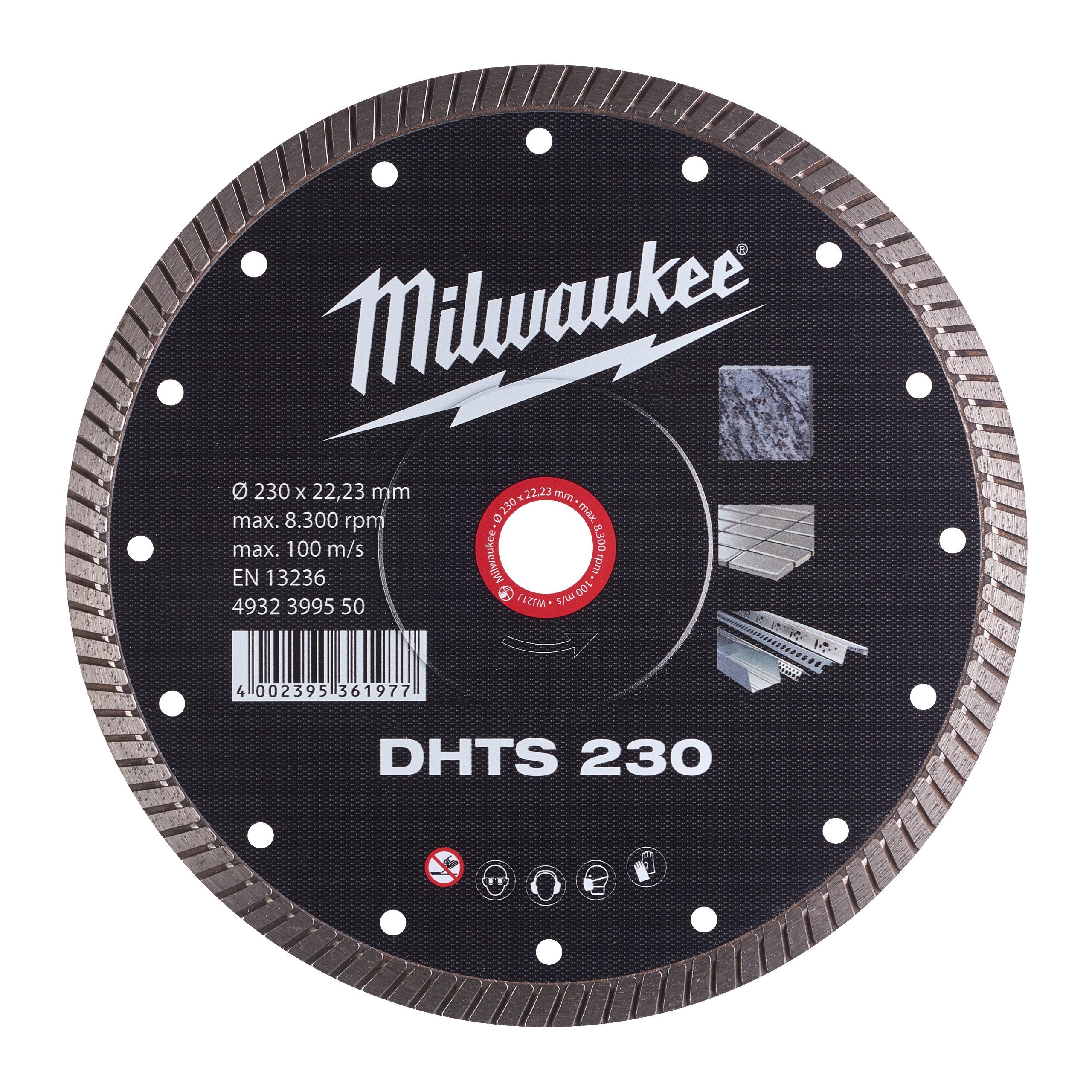 4932399550-hero_1.jpg Диамантен диск MILWAUKEE, 230 mm DHTS - Image 1