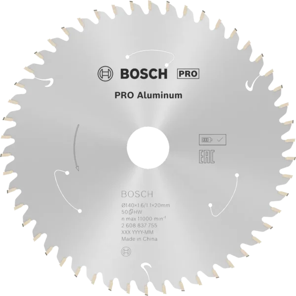 Диск BOSCH 2608837755 PRO Aluminium cordless за рязане на алуминий