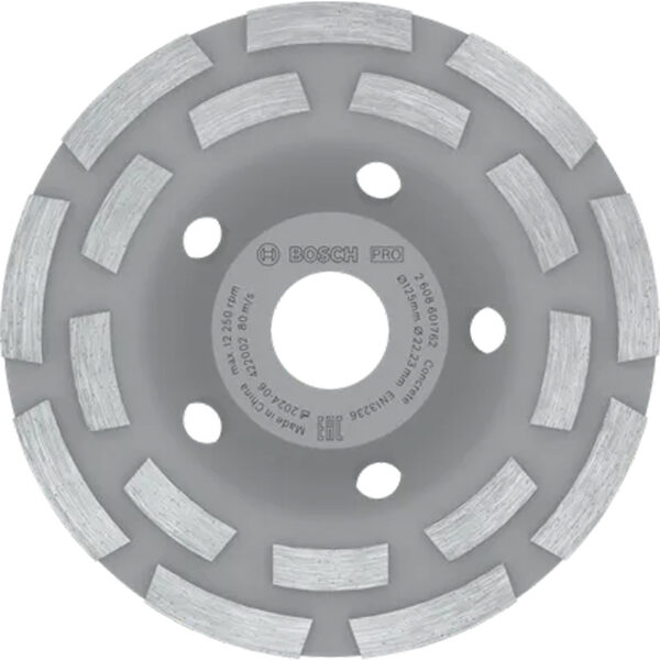 Диамантен шлифовъчен диск BOSCH Expert for Concrete Long life 125 mm, 2608601762