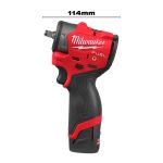 Акумулаторен ударен гайковерт MILWAUKEE M12FSCIWF38-252X, 3/8", с фрикционен пръстен, 4933498970 - Image 2