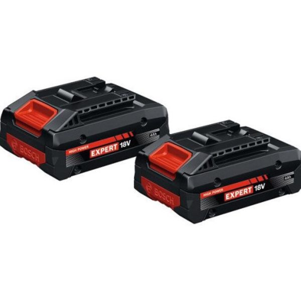 BOSCH Expert комплект 2x EXBA18V-40 18V 4Ah акумулаторни батерии